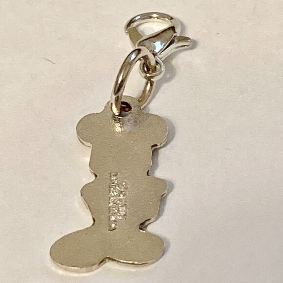 Vintage Disney Happy Smiling Mickey Mouse Clip On Charm Zipper Pull Bag Purse - Picture 4 of 7